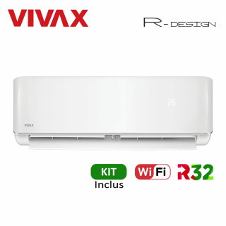 Aer Conditionat VIVAX R-Design ACP-09CH25AERI Wi-Fi Kit de instalare inclus R32 Inverter 9000 BTU/h
