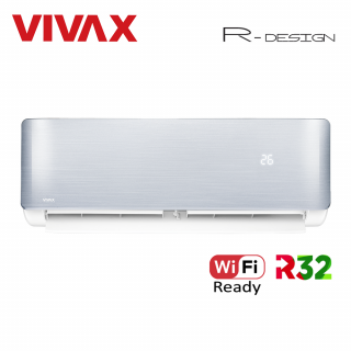 Aer Conditionat VIVAX R-Design ACP-12CH35AERI SILVER Wi-Fi Ready R32 Inverter 12000 BTU/h