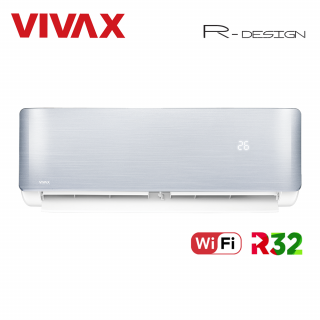 Aer Conditionat VIVAX R-Design ACP-09CH25AERI SILVER Wi-Fi R32 Inverter 9000 BTU/h