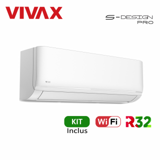 Aer Conditionat VIVAX S-Design PRO ACP-12CH35AESI PRO Wi-Fi Kit de instalare inclus R32 Inverter 12000 BTU/h