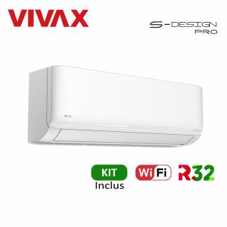 Aer Conditionat VIVAX S-Design PRO ACP-18CH50AESI PRO Wi-Fi Kit de instalare inclus R32 Inverter 18000 BTU/h