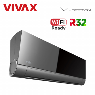 Aer Conditionat VIVAX V-Design ACP-12CH35AEVI GREY MIRROR Wi-Fi Ready R32 Inverter 12000 BTU/h