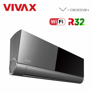 Aer Conditionat VIVAX V-Design ACP-12CH35AEVI GREY MIRROR Wi-Fi R32 Inverter 12000 BTU/h