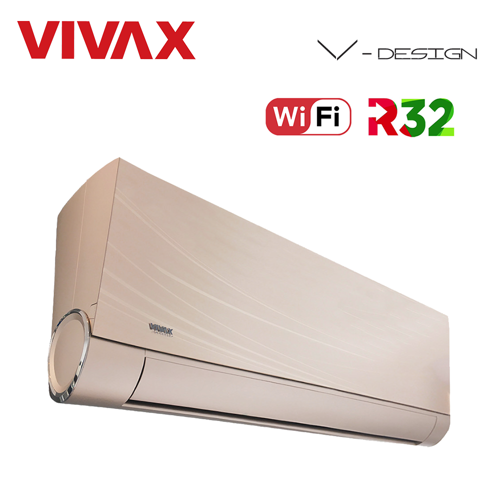 Aer Conditionat VIVAX V-Design ACP-12CH35AEVI GOLD Wi-Fi R32 Inverter 12000 BTU/h