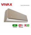 Aer Conditionat VIVAX H+Design ACP-12CH35AEHI+ Gold Wi-Fi Ready Kit de instalare inclus R32 Inverter 12000 BTU/h