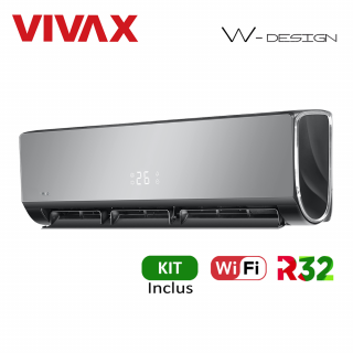 Aer Conditionat VIVAX W-Design ACP-12CH35REWI Wi-Fi Kit de instalare inclus R32 Inverter 12000 BTU/h