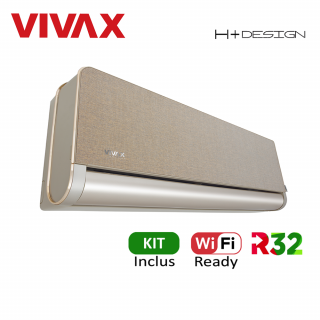 Aer Conditionat VIVAX H+Design ACP-18CH50AEHI+ Gold Wi-Fi Ready Kit de instalare inclus R32 Inverter 18000 BTU/h