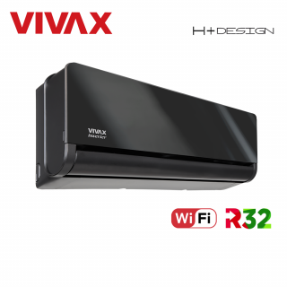 Aer Conditionat VIVAX H+Design ACP-12CH35AEHI+ Gray Mirror Wi-Fi R32 Inverter 12000 BTU/h