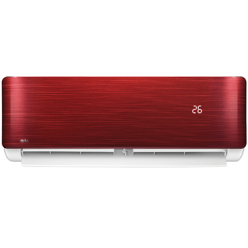 Aer conditionat Vivax R-Design 12000 BTU - Kit inclus, Red