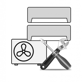 MONTAJ STANDARD AER CONDITIONAT DUBLU SPLIT (valabil pentru Bucuresti si Ilfov)