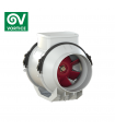 Ventilator axial de tubulatura Vortice LINEO 125, debit 365 mc/h