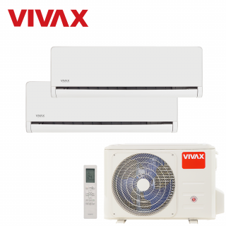 Aer Conditionat MULTISPLIT VIVAX ACP-18COFM50AERI / ACP-09CH25AEHI WHITE + ACP-12CH35AEHI WHITE Dublu Split Inverter