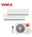 Aer Conditionat MULTISPLIT VIVAX ACP-18COFM50AERI / ACP-09CH25AEHI WHITE + ACP-12CH35AEHI WHITE Dublu Split Inverter