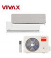 Aer Conditionat MULTISPLIT VIVAX ACP-18COFM50AERI / ACP-09CH25AEHI WHITE + ACP-12CH35AEHI SILVER Dublu Split Inverter