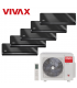Aer Conditionat MULTISPLIT VIVAX ACP-42COFM123AERI / 4x ACP-09CH25AEHI Gray Mirror + ACP-12CH35AEHI Gray Mirror Inverter