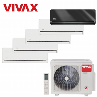 Aer Conditionat MULTISPLIT VIVAX ACP-42COFM123AERI / 4x ACP-09CH25AEHI WHITE + ACP-12CH35AEHI Gray Mirror Inverter