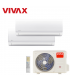 Aer Conditionat MULTISPLIT VIVAX ACP-18COFM50AERI / 2x ACP-12CH35AENI Dublu Split Inverter