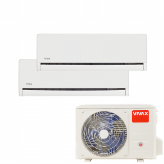 Aer Conditionat MULTISPLIT VIVAX ACP-18COFM50AERI / ACP-09CH25AEHI WHITE + ACP-12CH35AEHI WHITE Dublu Split Inverter