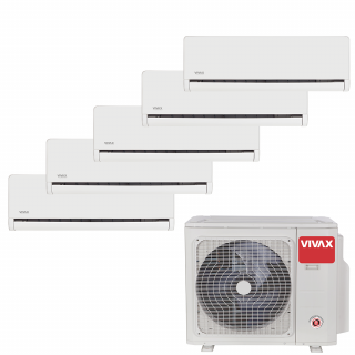 Aer Conditionat MULTISPLIT VIVAX ACP-42COFM123AERI / 4x ACP-09CH25AEHI WHITE + ACP-12CH35AEHI WHITE Inverter