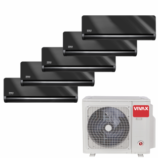 Aer Conditionat MULTISPLIT VIVAX ACP-42COFM123AERI / 4x ACP-09CH25AEHI Gray Mirror + ACP-12CH35AEHI Gray Mirror Inverter