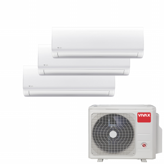 Aer Conditionat MULTISPLIT VIVAX ACP-27COFM79AERI / 2x ACP-09CH25AENI + ACP-12CH35AENI Triplu Split Inverter