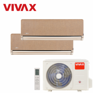 Aer Conditionat MULTISPLIT VIVAX ACP-18COFM50AERI / 2x ACP-12CH35AEHI GOLD Dublu Split Inverter