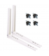 Pachet accesorii pentru montaj UE aer conditionat 18000-24000 BTU (set 2 console sustinere si 4 tampoane anti vibratii)