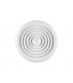 Anemostat circular cu diametru 250 MM, Aluminiu vopsit in camp electrostatic, Alb