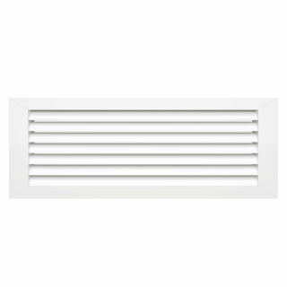 Grila aspiratie simpla deflexie 800x200 MM, Aluminiu vopsit in camp electrostatic, Alb