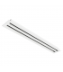 Grila refulare tip Slot Diffuser cu 2 fante 1200x76 MM, Aluminiu vopsit in camp electrostatic, Alb