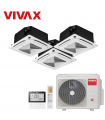 Aer Conditionat MULTISPLIT Caseta VIVAX ACP-21COFM60AERI / 3x ACP-12CC35AERI R32 Triplu Split Inverter