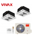 Aer Conditionat MULTISPLIT Caseta VIVAX ACP-18COFM50AERI / 2x ACP-12CC35AERI Dublu Split Inverter