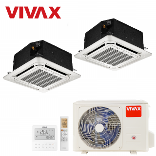 Aer Conditionat MULTISPLIT Caseta VIVAX ACP-18COFM50AERI / 2x ACP-09CC25AERI Dublu Split Inverter