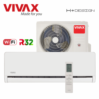 Aer Conditionat VIVAX H+Design ACP-09CH25AEHI+ White Wi-Fi R32 Inverter 9000 BTU/h