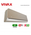Aer Conditionat VIVAX H+Design ACP-09CH25AEHI+ Gold Wi-Fi Kit de instalare inclus R32 Inverter 9000 BTU/h