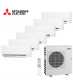 Aer Conditionat MULTISPLIT MITSUBISHI ELECTRIC MXZ-6F122VF / 4x MSZ-AY25VGKP + 2x MSZ-AY35VGKP Inverter