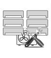 MONTAJ STANDARD AER CONDITIONAT CU 6 UNITATI INTERNE (valabil pentru Bucuresti si Ilfov)