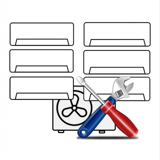 MONTAJ AER CONDITIONAT CU 6 UNITATI INTERNE (valabil in Bucuresti si Ilfov pentru aparatele achizitionate pe site)