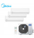 Aer Conditionat MULTISPLIT MIDEA R32 M3OA-27HFN8 / 2x AG2DURA-09NXD0 + AG2DURA-12NXD0 Triplu Split Inverter