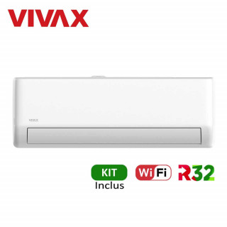 Aer conditionat Vivax R-Design ACP-24CH70AERI PRO, 24000 BTU, Wi-Fi, Inverter, Kit inclus