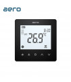 Termostat AERO TP518FC4 Black, pentru Ventiloconvector, 2/4 tevi, Programabil, Negru
