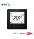 Termostat AERO TP518FC4WN-FV Black, pentru Ventiloconvector, Aeroterma, 2/4 tevi, WiFi, Modbus, Ventilator EC 0-10V, Tuya, Smart