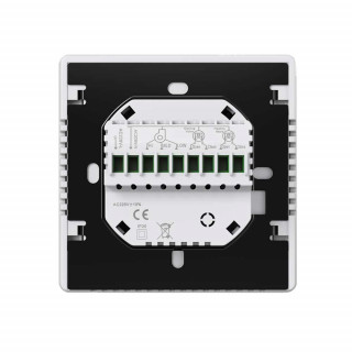 Termostat AERO TP518FC4 White, pentru Ventiloconvector, 2/4 tevi, Programabil, Tuya, Smart Life, Alexa, Google, Alb