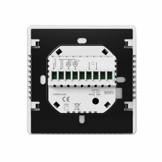 Termostat AERO TP518FC4WN-FV White, pentru Ventiloconvector, Aeroterma, 2/4 tevi, WiFi, Modbus, Ventilator EC 0-10V, Tuya, Smart