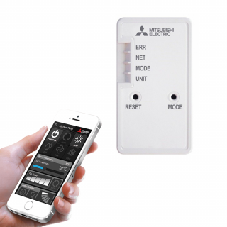 Modul Wi-Fi Mitsubishi Electric MAC-587IF-E, compatibilitate recuperatoare de caldura