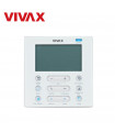 Telecomanda Vivax KJR-120C, de perete, wired (cu fir), 4 fire, compatibilitate Caseta, Duct, Convertibil, display LCD