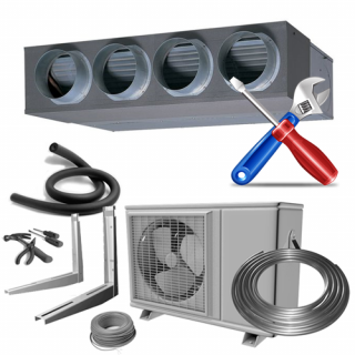Montaj aer conditionat tip Duct (de tubulatura) 18000 BTU (valabil pentru Bucuresti si Ilfov)