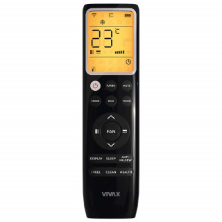 Aer conditionat Vivax T-Design ACP-12CH35LCTI Black, 12000 BTU, Wi-Fi, Inverter, Kit inclus, Negru