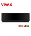 Aer conditionat Vivax T-Design ACP-18CH50LCTI Black, 18000 BTU, Wi-Fi, Inverter, Negru