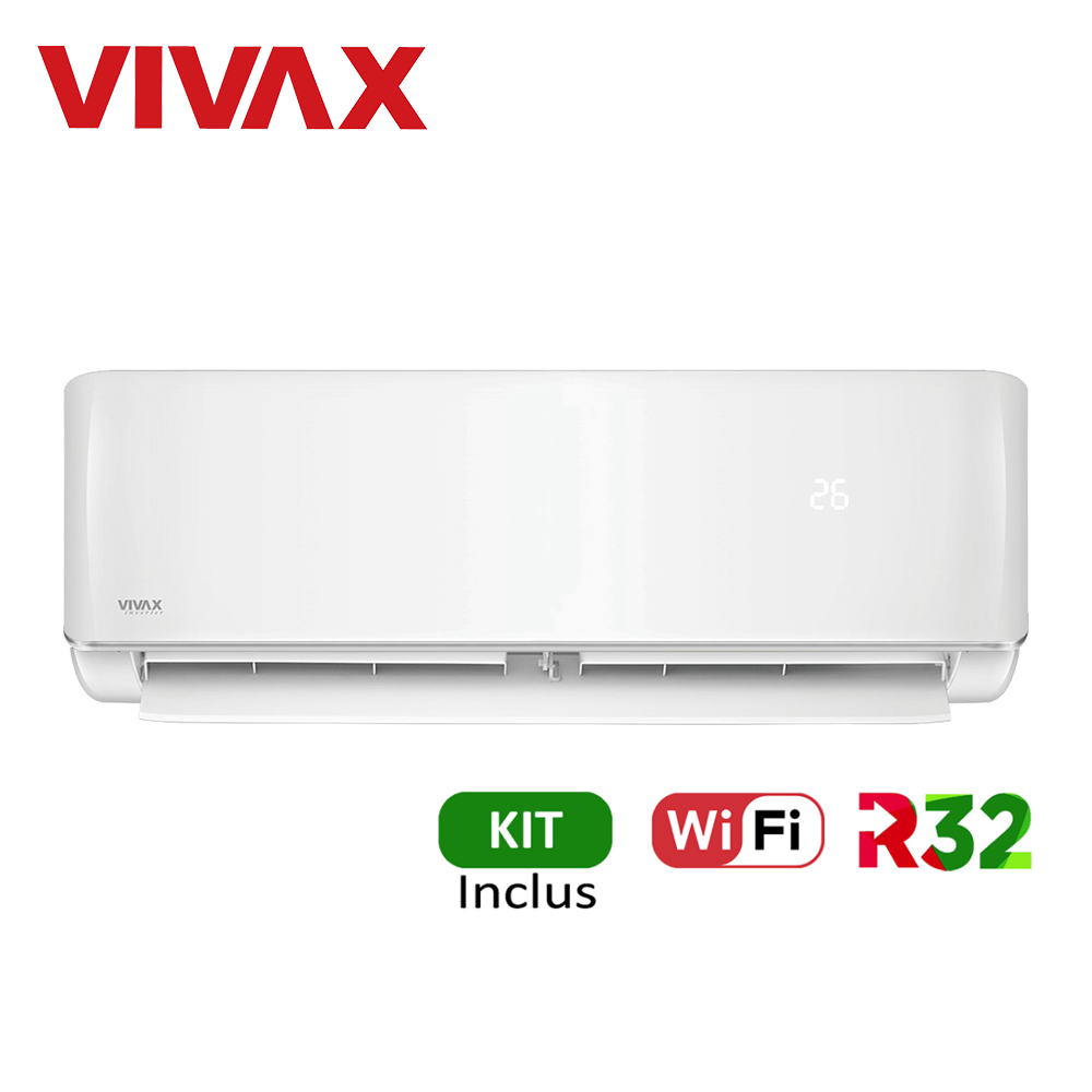 Aer conditionat Vivax R-Design 9000 BTU - WiFi, Kit inclus
